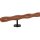 Holz Handlauf Mahagoni wellenförmig Ø 42 mm gerade Edelstahl Handlaufhalter - Turnstab, Gmynastikstab, Ergo-Stab & Fingertrainer