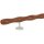 Holz Handlauf Mahagoni wellenförmig Ø 42 mm gerade Edelstahl Handlaufhalter - Turnstab, Gmynastikstab, Ergo-Stab & Fingertrainer