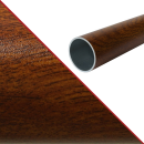 Konfigurator Aluminium Handlauf - Modell Mahagoni Holz Dekor