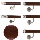 Konfigurator Aluminium Handlauf - Modell Nussbaum Holz Dekor