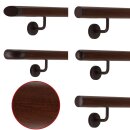 Konfigurator Aluminium Handlauf - Modell Nussbaum Holz Dekor