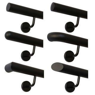 Konfigurator Edelstahl Handlauf - Farbe Schwarz in Ø 42,4 mm