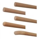 Konfigurator Holz Handlauf - Holzart Buche unbehandelt in Ø 42 mm