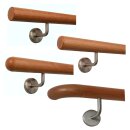 Konfigurator Holz Handlauf - Holzart Kirschbaum lackiert in Ø 42 mm