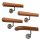 Konfigurator Holz Handlauf - Holzart Kirschbaum lackiert in Ø 42 mm