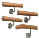 Konfigurator Holz Handlauf - Holzart Lärche lackiert in Ø 42 mm