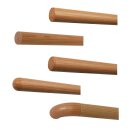 Konfigurator Holz Handlauf - Holzart Lärche lackiert in Ø 42 mm