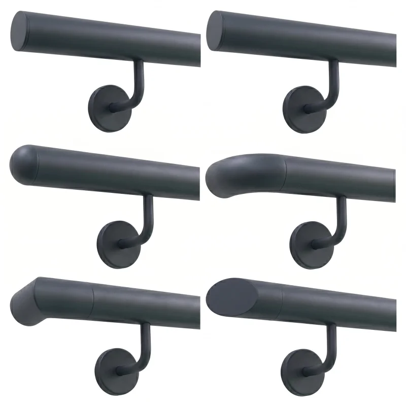 Handlauf Edelstahl Ø 42,4mm anthrazit...