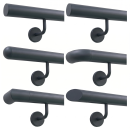 Handlauf Edelstahl Ø 42,4mm anthrazit...