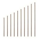 Edelstahlrohr Ø 12 mm - Ø 30 mm Geländerstab ohne Gewinde, Variante Ø 14 mm x 1,0 mm und Länge 770 mm