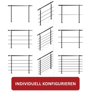 Konfigurator Geländer Aufmontage