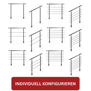 Konfigurator Geländer Seitenmontage