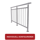 Konfigurator Geländer Aufmontage mit senkrechten...