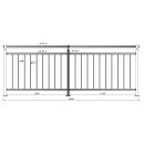 Geländer senkrechte Streben Aufmontage 1000 mm...