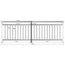 Geländer senkrechte Streben Aufmontage 1000 mm...