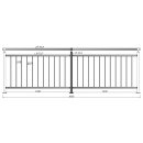 Geländer senkrechte Streben Aufmontage 1000 mm...