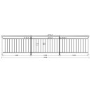 Geländer senkrechte Streben Aufmontage 1000 mm...