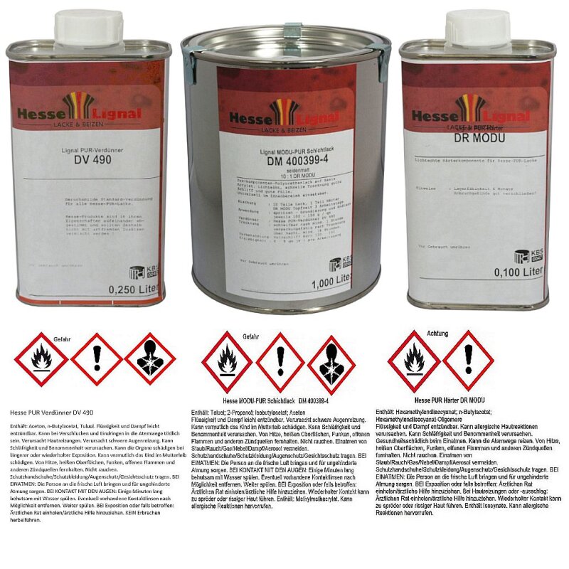 Klarlack Parkettlack Treppenlack 2K-Lack Pur Lack Schichtlack Siegell