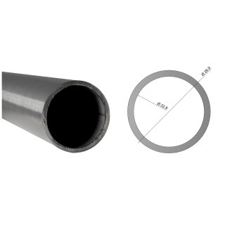 Edelstahlrohr V2A Rohr rund Profil Stange Querschnitt 26,9 x 2 mm (¾ Zoll) Länge: 2000 mm