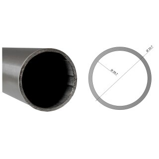 Edelstahlrohr V2A Rohr rund Profil Stange Querschnitt 33,7 x 2 mm (1 Zoll) Länge: 100 mm