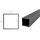Quadrat- Rechteckrohr V2A Edelstahl in verschiedenen Querschnitten und Längen bis 6m am Stück Variante: Rechteck- Quadratprofil: 40 x 40 x 2 mm Länge: 1300 mm