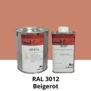 Farblack Hesse Lignal 2K DBM 423 - RAL 3012 Beigerot 1 Liter