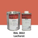 Farblack Hesse Lignal 2K DBM 423 - RAL 3022 Lachsrot 1 Liter