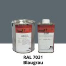 Farblack Hesse Lignal 2K DBM 423 - RAL 7031 Blaugrau 1 Liter