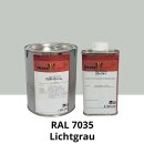 Farblack Hesse Lignal 2K DBM 423 - RAL 7035 Lichtgrau 1 Liter
