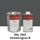 Farblack Hesse Lignal 2K DBM 423 - RAL 7043 Verkehrsgrau...