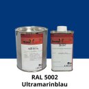 Farblack Hesse Lignal 2K DBM 423 - RAL 5002 Ultramarinblau 1 Liter