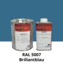 Farblack Hesse Lignal 2K DBM 423 - RAL 5007 Brillantblau 1 Liter