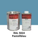 Farblack Hesse Lignal 2K DBM 423 - RAL 5024 Pastellblau 1 Liter