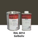 Farblack Hesse Lignal 2K DBM 423 - RAL 6014 Gelboliv 1 Liter