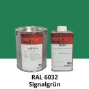 Farblack Hesse Lignal 2K DBM 423 - RAL 6032 Signalgrün 1 Liter