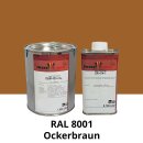 Farblack Hesse Lignal 2K DBM 423 - RAL 8001 Ockerbraun 1 Liter