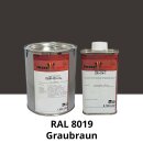 Farblack Hesse Lignal 2K DBM 423 - RAL 8019 Graubraun 1 Liter