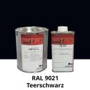 Farblack Hesse Lignal 2K DBM 423 - RAL 9021 Teerschwarz 1 Liter
