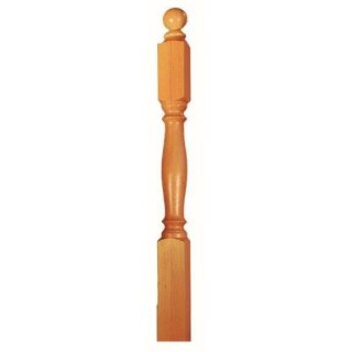 gedrechselte Säulen Holz Geländer Pfosten Treppensäulen Holzpfosten Holzsäulen Kiefer Säule -/ Treppenpfosten - Treppe Steher Treppensäule Nr. 13 unbehandelt