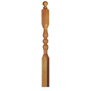gedrechselte Säulen Holz Geländer Pfosten Treppensäulen Holzpfosten Holzsäulen Eiche Säule -/ Treppenpfosten - Stäbe gedrechselt Treppensäule Nr. 10 unbehandelt