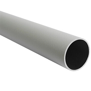 Aluminium Rundrohr Ø 43 x 2 mm Weiß eloxiert RAL 9002  Länge: 3600 mm / 360 cm / 3,6 m