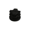 Lamellenstopfen rund 6 Stück Rundrohr Ø 15 x 2 mm