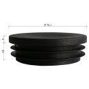 Lamellenstopfen rund 6 Stück Rundrohr Ø 76,1 x 2 mm