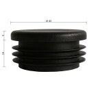 Lamellenstopfen rund 30 Stück Rundrohr Ø 45 x 2 mm