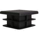 Lamellenstopfen quadratisch 6 Stück Quadratrohr 40 x 40 x 2 mm
