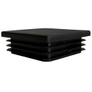 Lamellenstopfen quadratisch 20 Stück Quadratrohr 60 x 60 x 2 mm