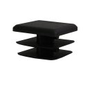 Lamellenstopfen quadratisch 50 Stück Quadratrohr 20 x 20 x 2 mm