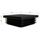 Lamellenstopfen quadratisch 50 Stück Quadratrohr 60 x 60 x 2 mm