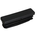Kunststoffkappen rechteckig 10 Stück Rechteckrohr 40 x 10 x 2 mm