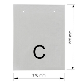Luftpolstertaschen Verpackungsmaterial Umschläge Polsterumschlag Versandtaschen Luftpolsterumschläge Größe C 170 x 225 mm | 150 x 215 mm 100 Stück